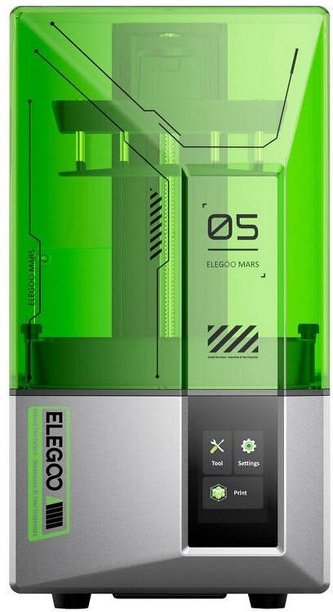 Elegoo 3D-Printer Mars 5 Voor Professioneel 3D-Printen Hoge Resolutie