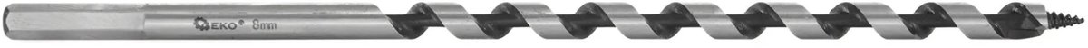 GEKO Houtboor - Twistboor - 8 mm - 230 mm - Zeskantige Schacht