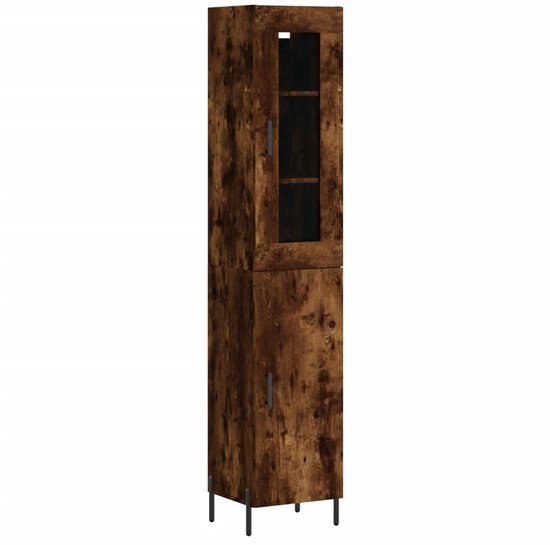 Rico houten sidetable gerookt eiken - 90 cm Rico houten sidetable gerookt eiken - 90 cm
