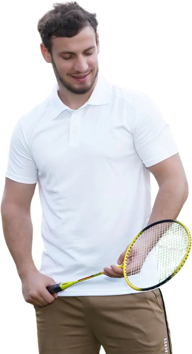 Nivard Golf Shirt Heren - T-shirt - Golfkleding - Golfen - Golf Accessoires - Polo Shirt - Zwart & Grijs & Wit - Maat M van Nivard — afbeelding 5
