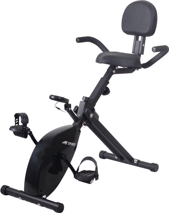 AJ-Sports Desk Bike Hometrainer met Rugleuning en LCD Scherm - AJ-Sports - €99,99