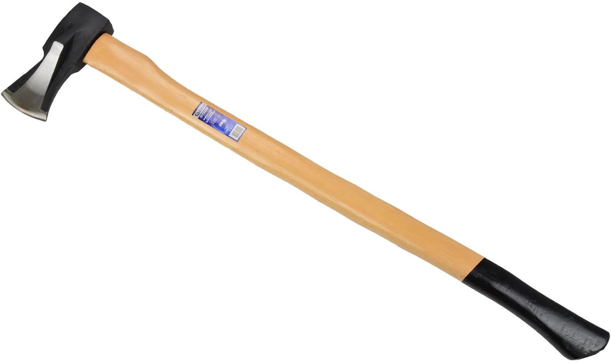 GEKO Bijl - Houten steel - Hoge impactkracht - Precieze snede - 2000g