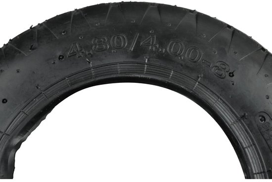 GEKO Banden - 4.00-8 - 4-laags - Max. 136 kg - Rubber - 390 mm diameter van Geko — afbeelding 2