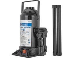 GEKO Hydraulische krik - 16 ton - Compact en Duurzaam - Verstelbare hoogte 22,5-42,5 cm