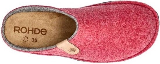 Rohde Lucca-D - chausson pour femme - rose - taille 37 (EU) 4,5 (UK)