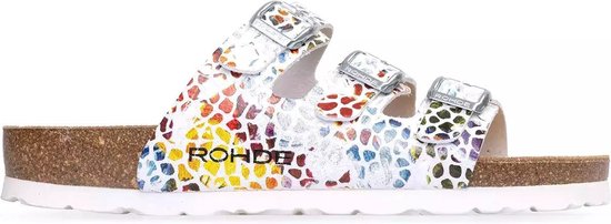 Chaussons Femme Rohde Alba - Semelle Liège Et EVA, Boucle Réglable, Confort Décontracté