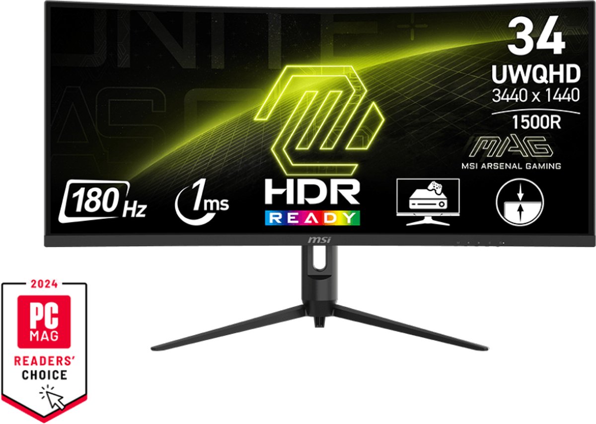 MSI MAG 342CQR E2 34'' Curved gaming monitor