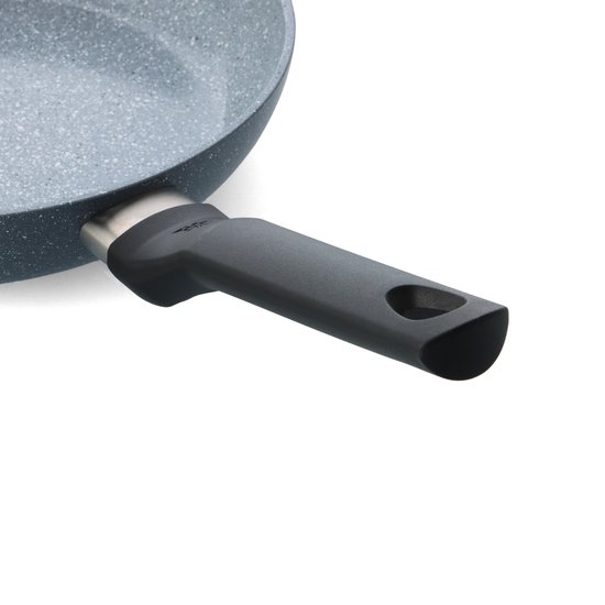 BK Blue Label Granite Koekenpan 24cm – PFAS-vrije antikleeflaag – Koekenpan inductie – Keramische koekenpan - Ovenbestendig tot 160°C - Koudgrepen - Zonder deksel - Blauw