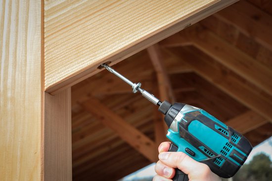 Vis de construction en bois Wovar galvanisée 6 x 80 Torx 30 | Boîte de 100 pièces