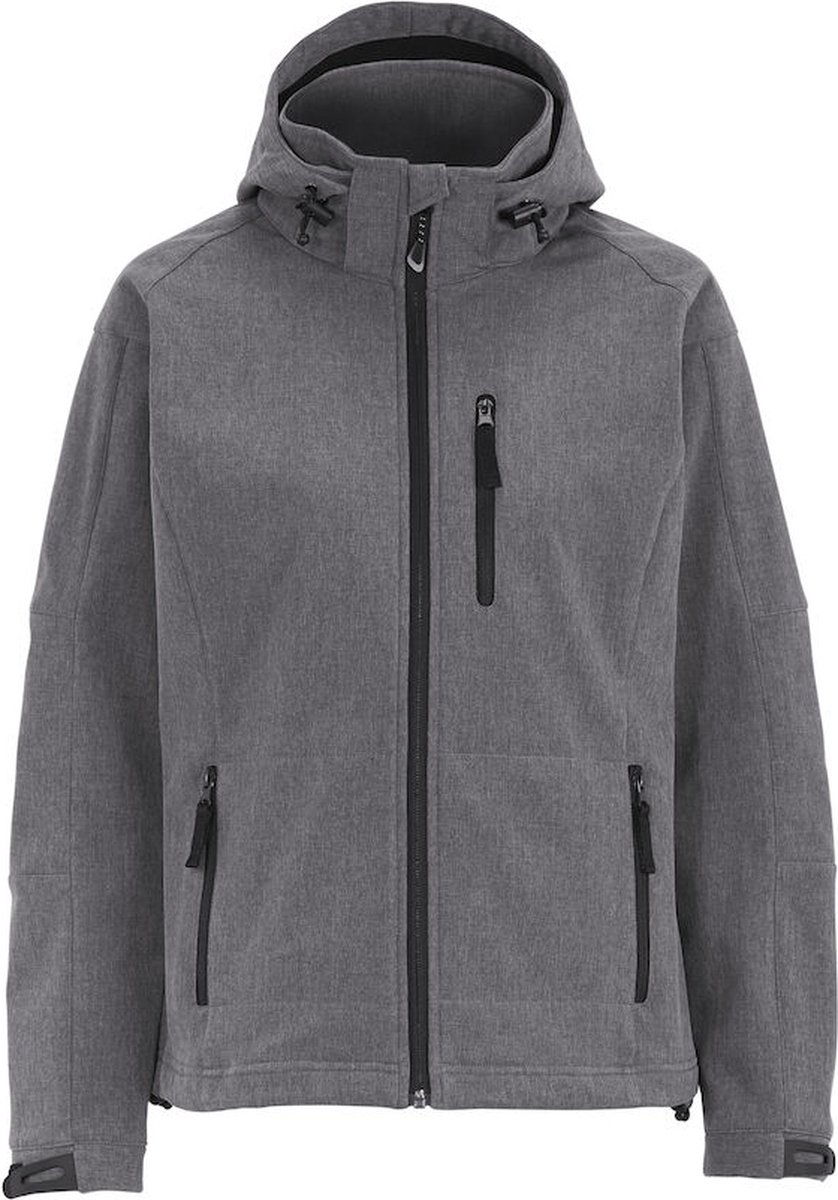 D.A.D SOFTSHELL TULSA LADY 150863 Mêlee Grijs
