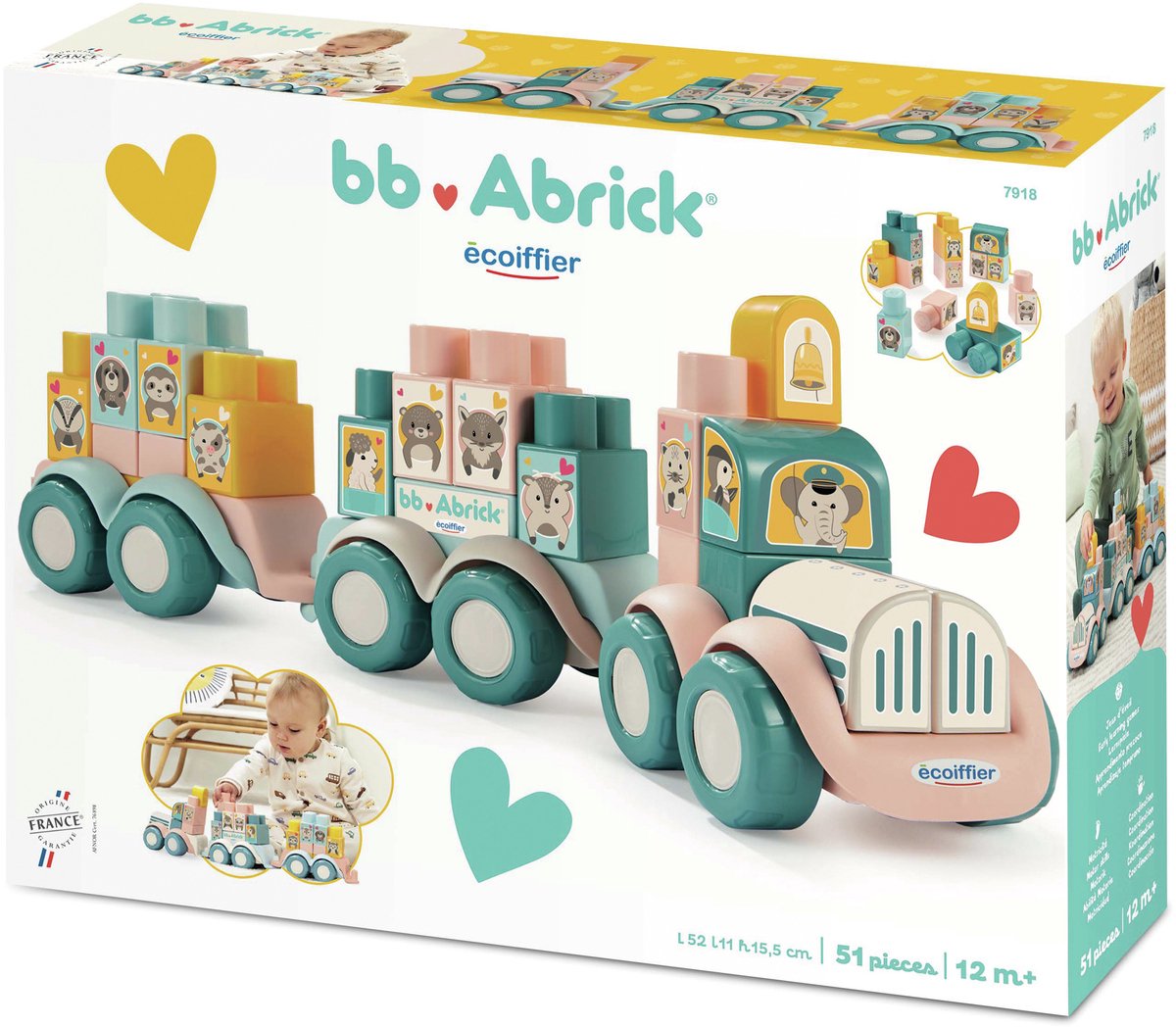 Playset Ecoiffier Train A Construre