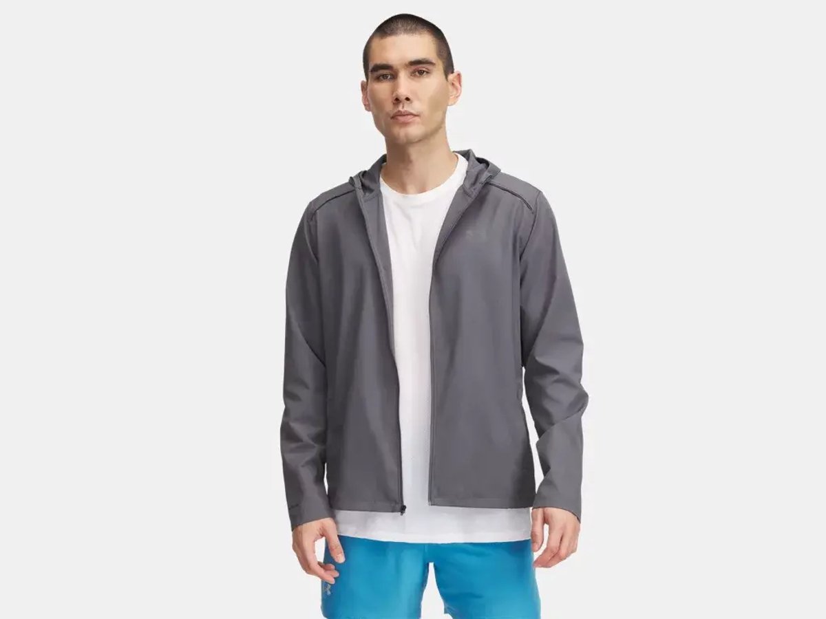 Under Armour Launch Windjack Grijs L Man