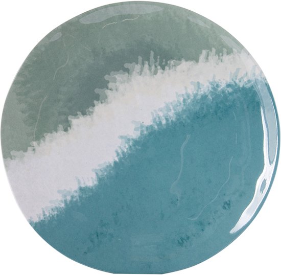 Bo-Camp - Servies - Halo - Blauw/Groen - 12 Stuks van Bo-Camp — afbeelding 4