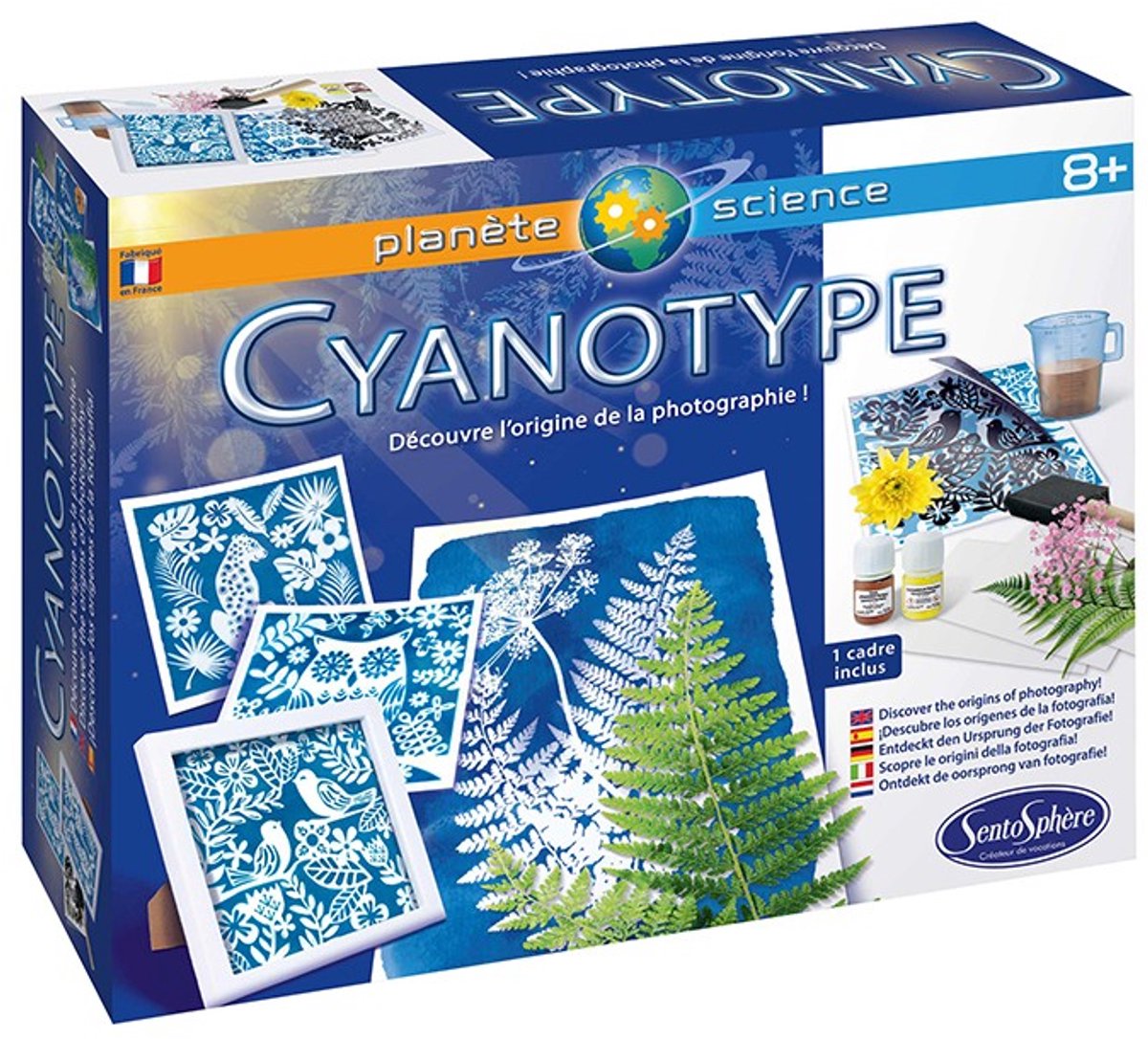 Sentosphère Cyanotype wetenschap set - fotografie speelgoed creatief.