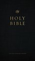 Zwarte kaft met de gouden letters "HOLY BIBLE" en "ENGLISH STANDARD VERSION".