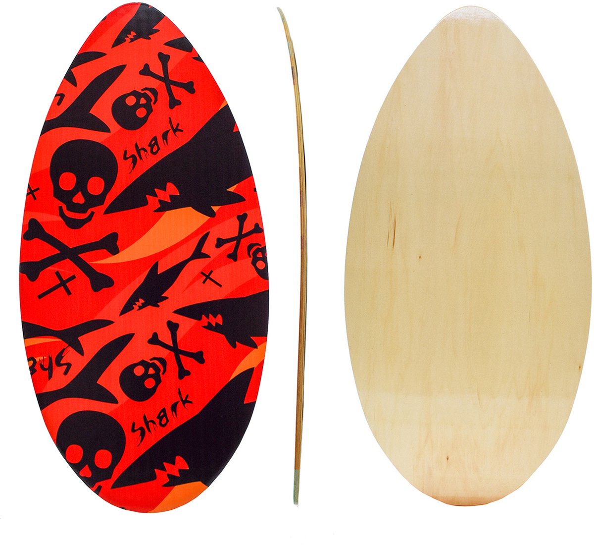 Skim board hout 41'' (104cm) shark