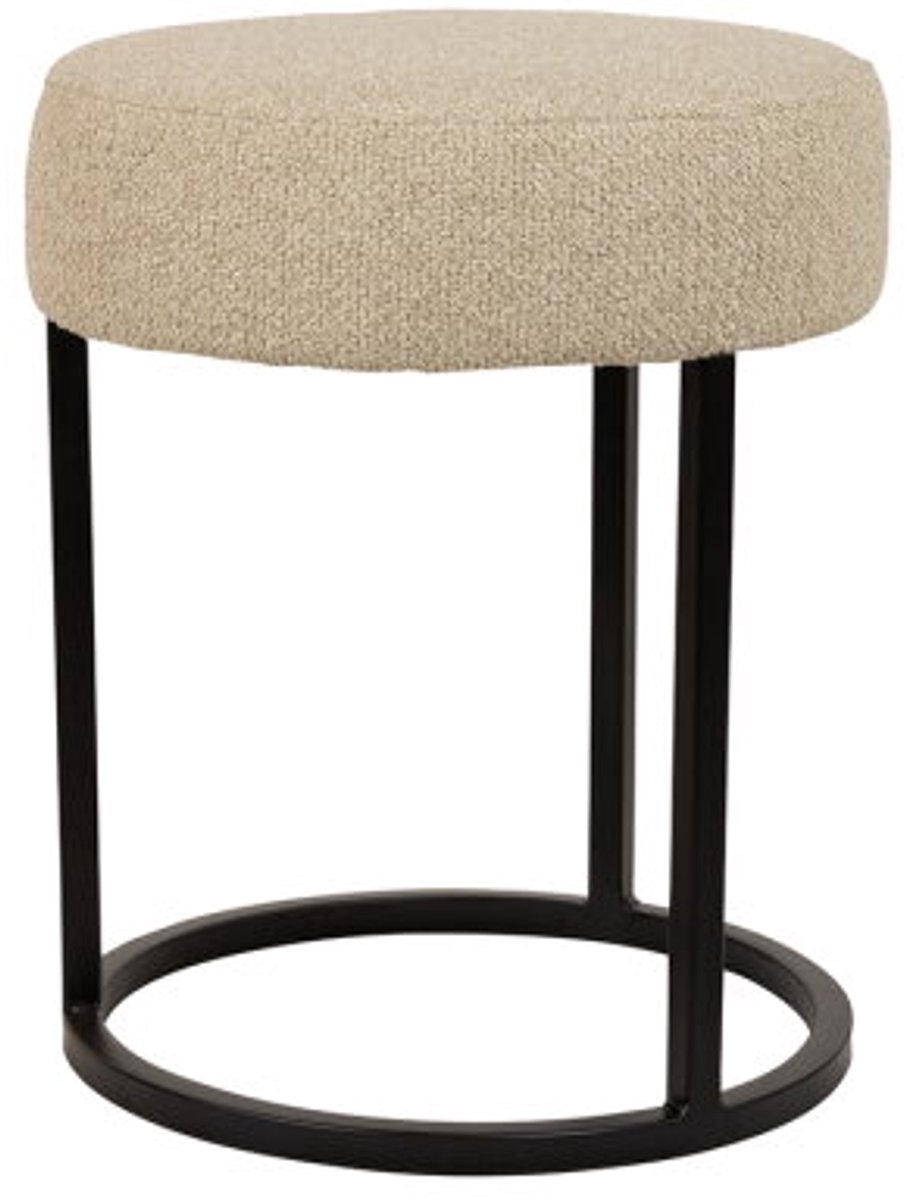 Escabel poef - Ø40 - Rhythm - Beige 05 - Unique Collection