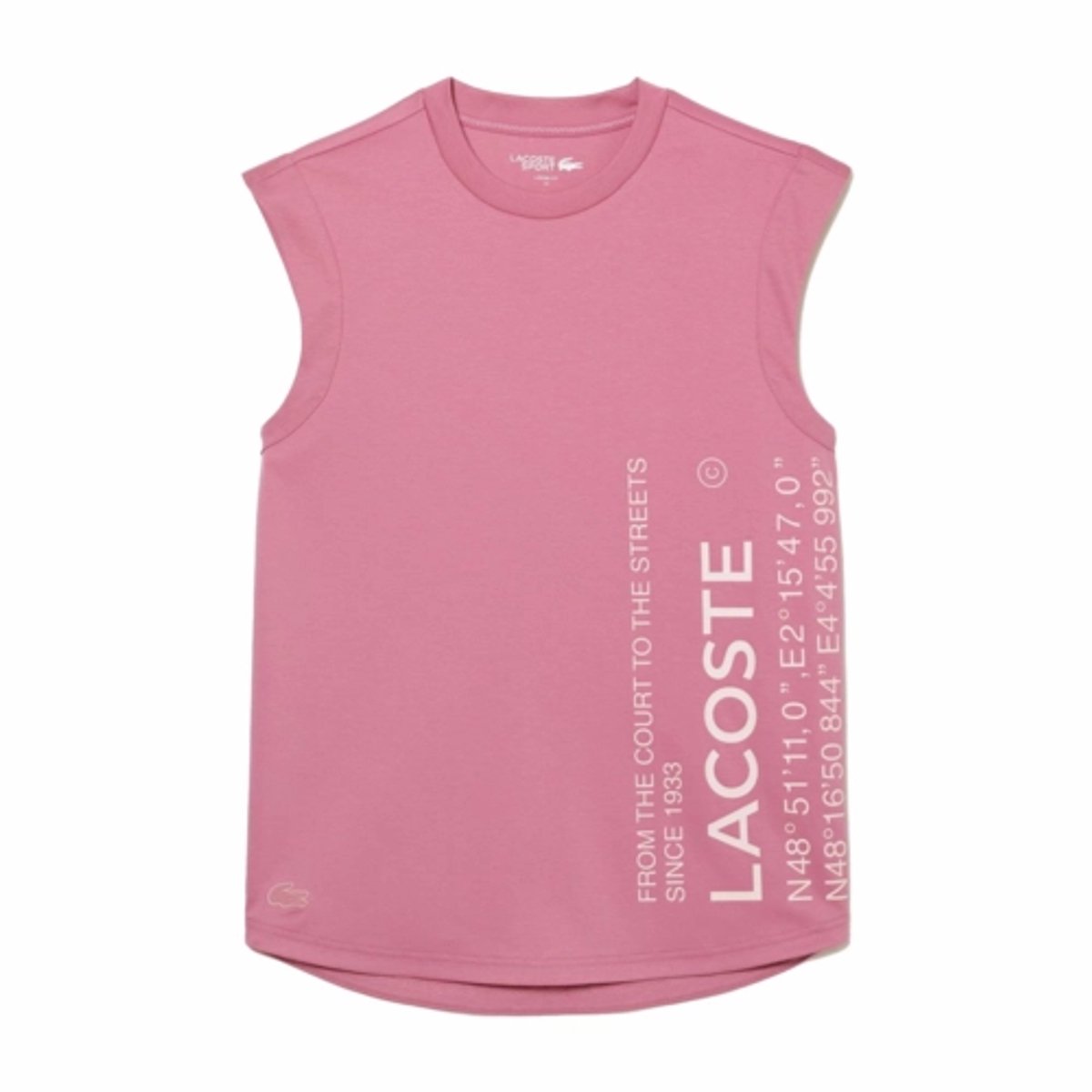 T-Shirt Lacoste Women TF9182 Reseda Roze
