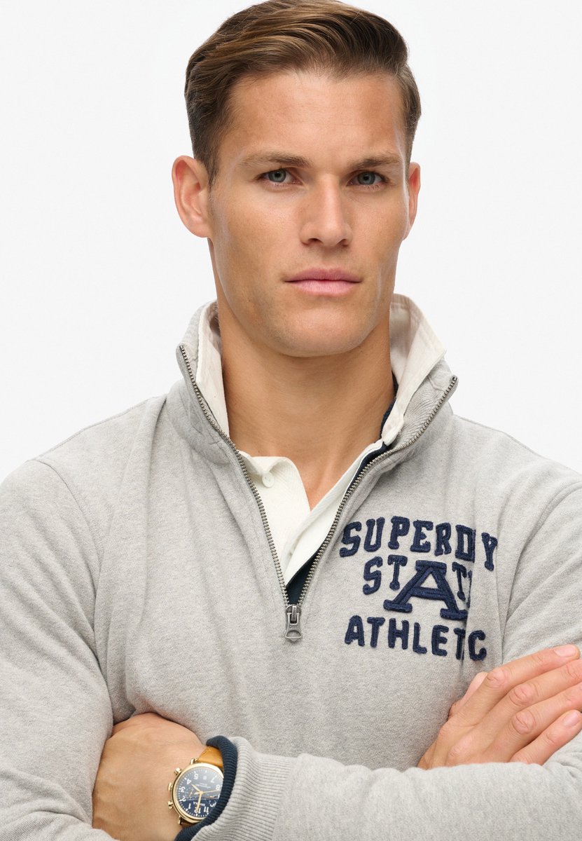 Superdry Vintage Athletic Sweater Grijs