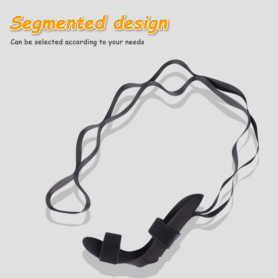 Ligament stretchband - beenstretcher voor flexibiliteit en revalidatie - 1 stuk - blauw - polypropyleen — afbeelding 4