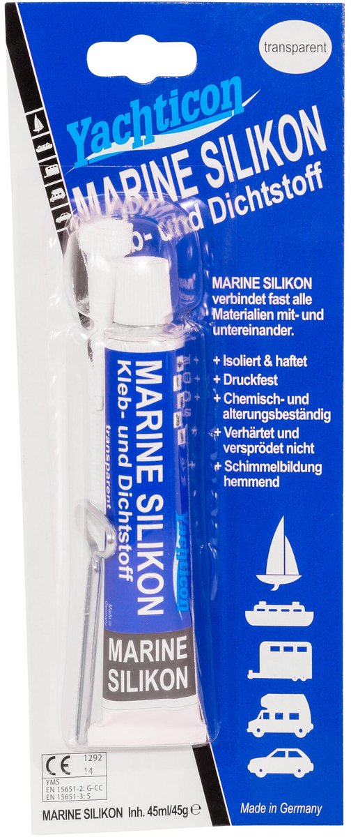 Yachticon siliconen tube, 45 ml