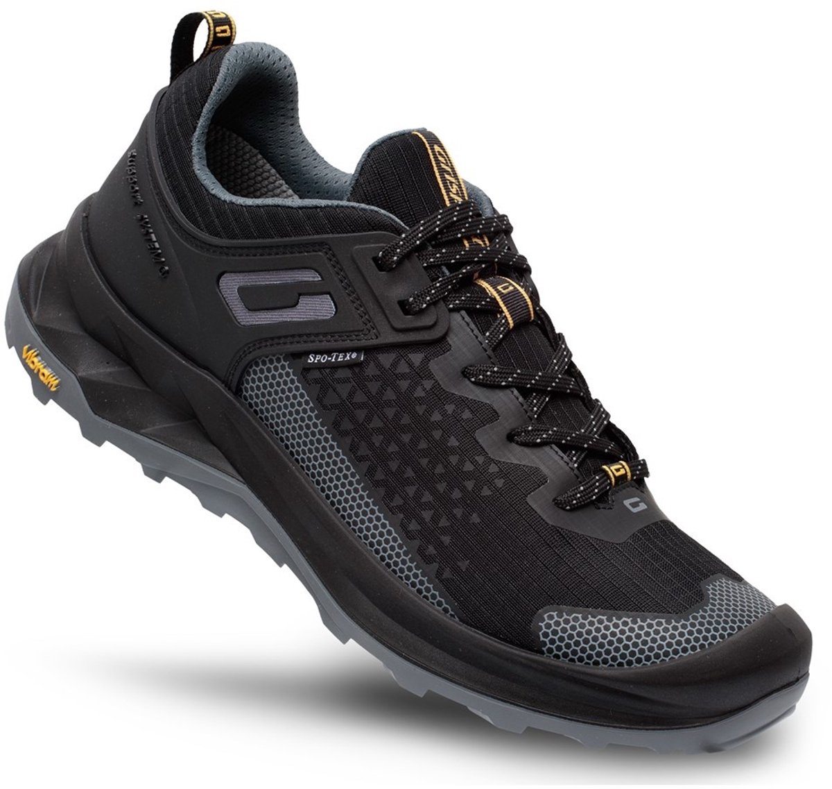 Grisport Explorer low wandelschoenen uni 15401-01 Zwart