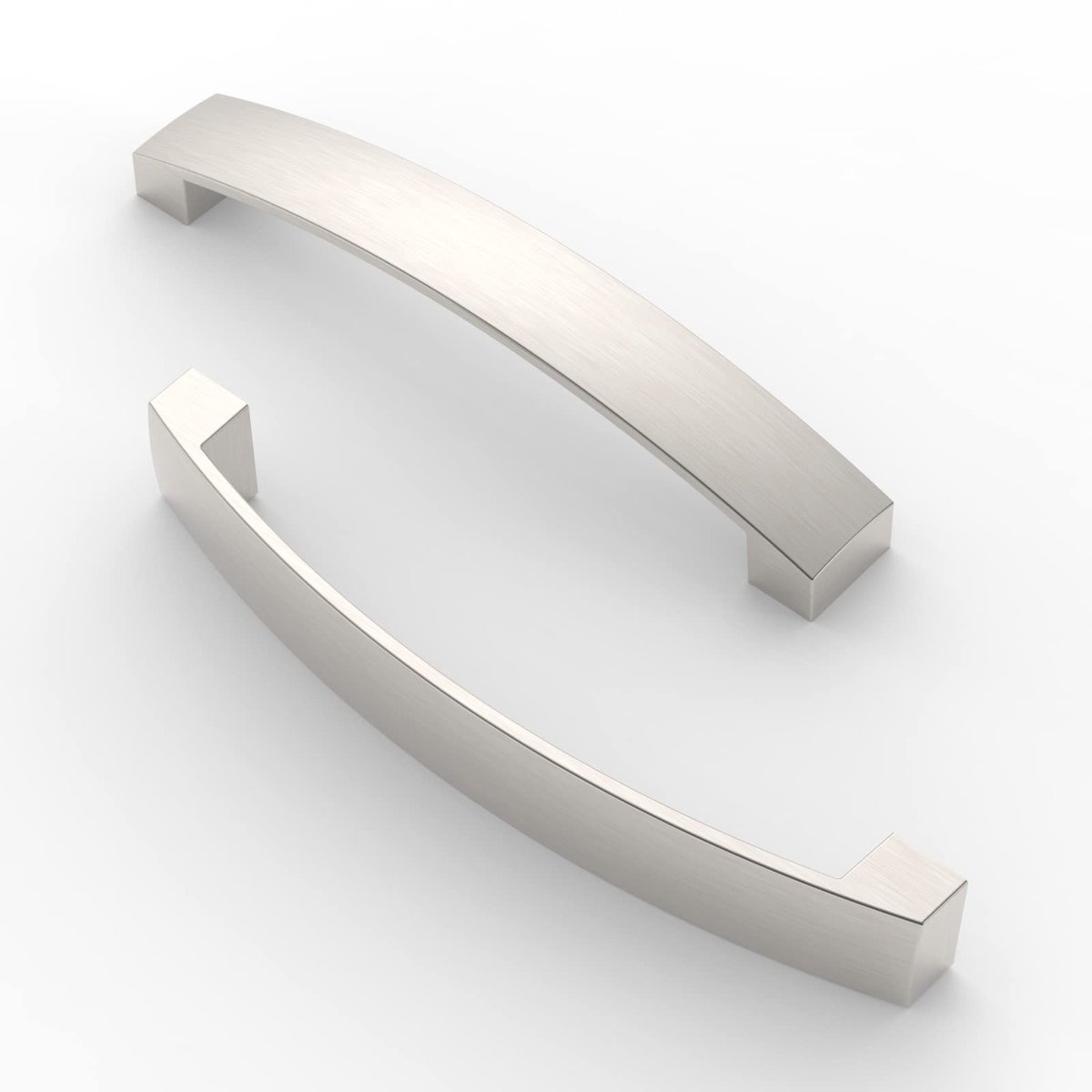 My Ninki ® Moderne Set van 10 Stuks Geborsteld Nikkel Meubelgrepen voor Diverse Toepassingen