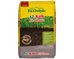ECOstyle AZ Kalk - Micro Korrel – Voor Gazon, Sier- en Moestuin - Corrigeert Zuurgraad direct en langdurig - werkt tegen Mos - CO2-Neutraal – 265 M² - 20 KG