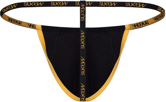 SUKREW G-String Trophy Black - MAAT L - Heren Ondergoed - String voor ...