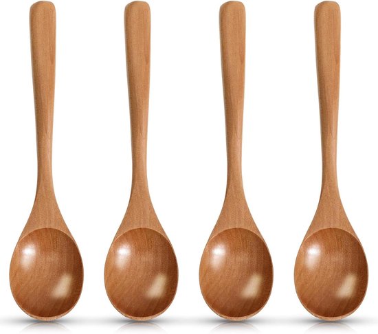 6 kleine melamine lepels - New York - Rice