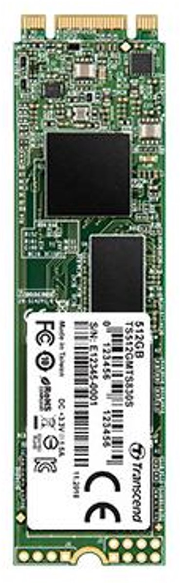 Transcend MTS830S - Solid state drive - 256 GB - intern - M.2 2280 - SATA 6Gb/s van Merkloos — afbeelding 5
