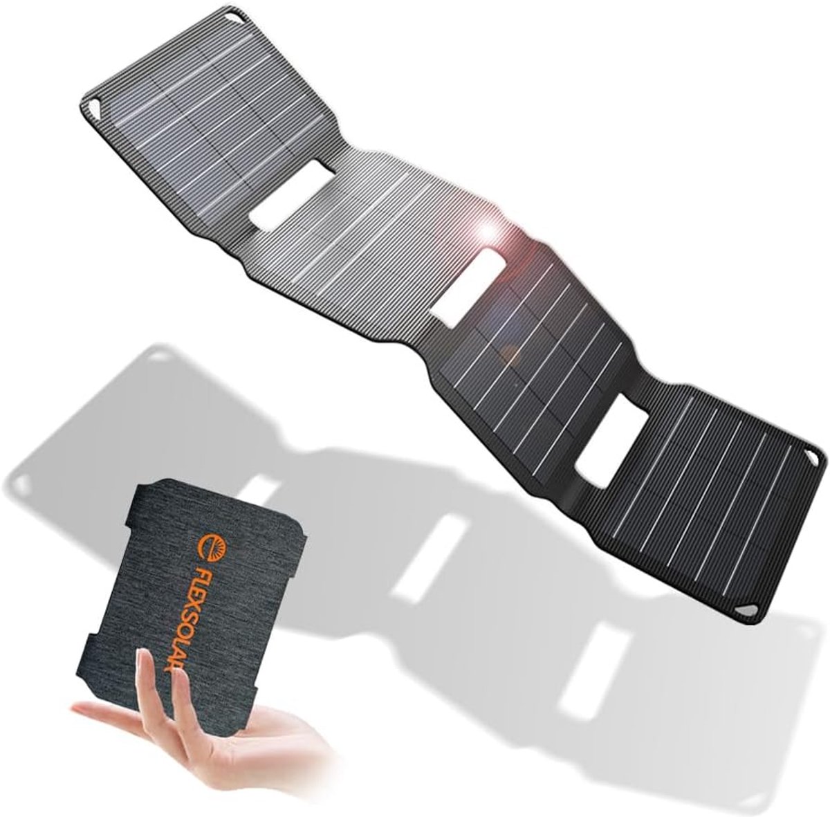 Draagbare Oplader op Zonne-energie 10W - Waterdicht IP67 USB Oplaadpaneel voor Smartphone, Horloge & Camera