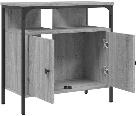 VidaXL - Badkamerkast - 60x30x60 - cm - bewerkt - hout