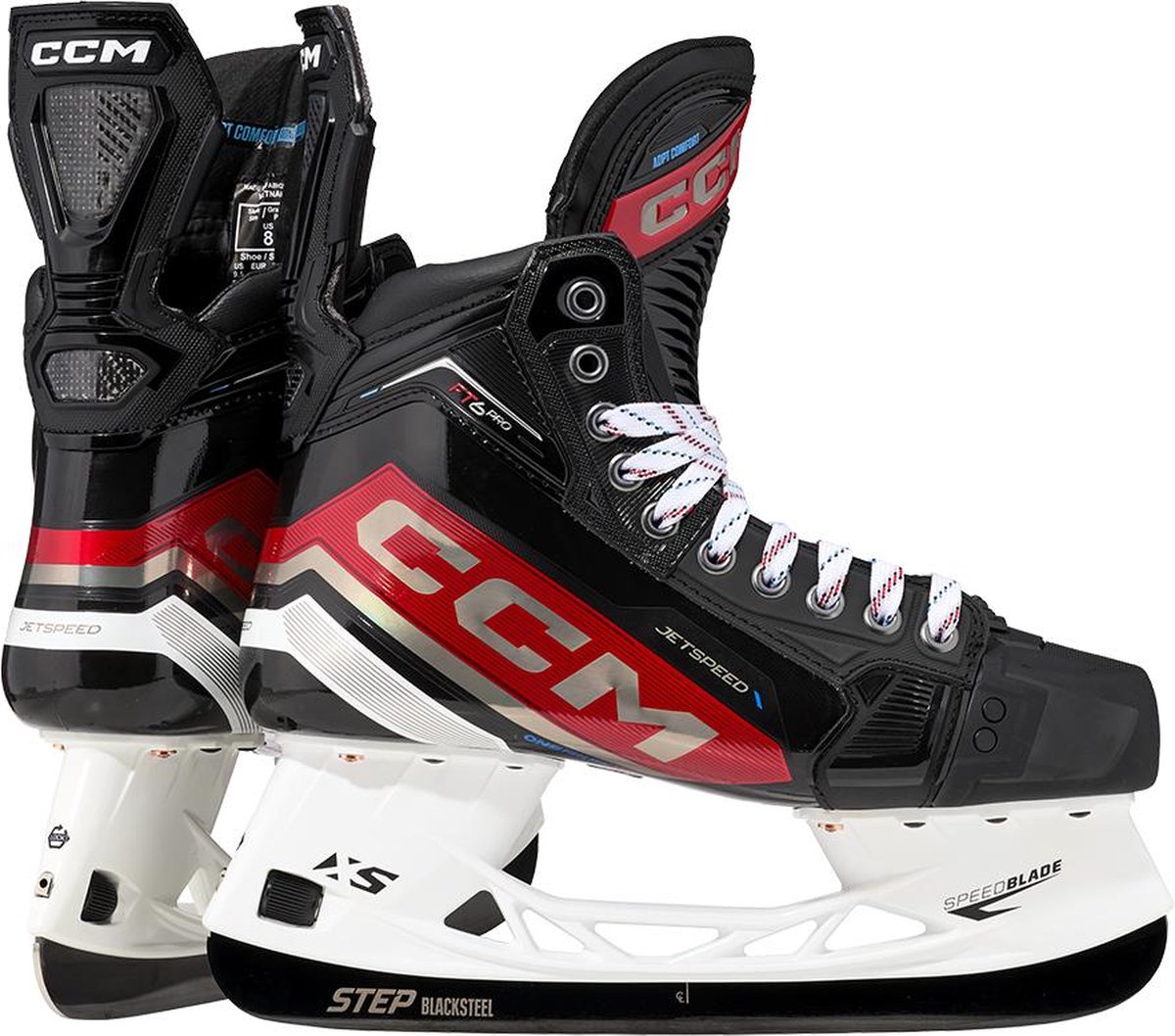 CCM – Jetspeed FT6 Pro – IJshockeyschaatsen – Volwassenen – 12.0 (48 EU) – Regular