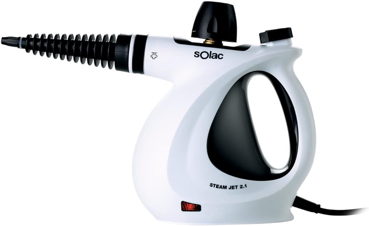 Handstoomreiniger 350 ml met 9 accessoires en 3 minuten opwarmtijd voor veelzijdig gebruik