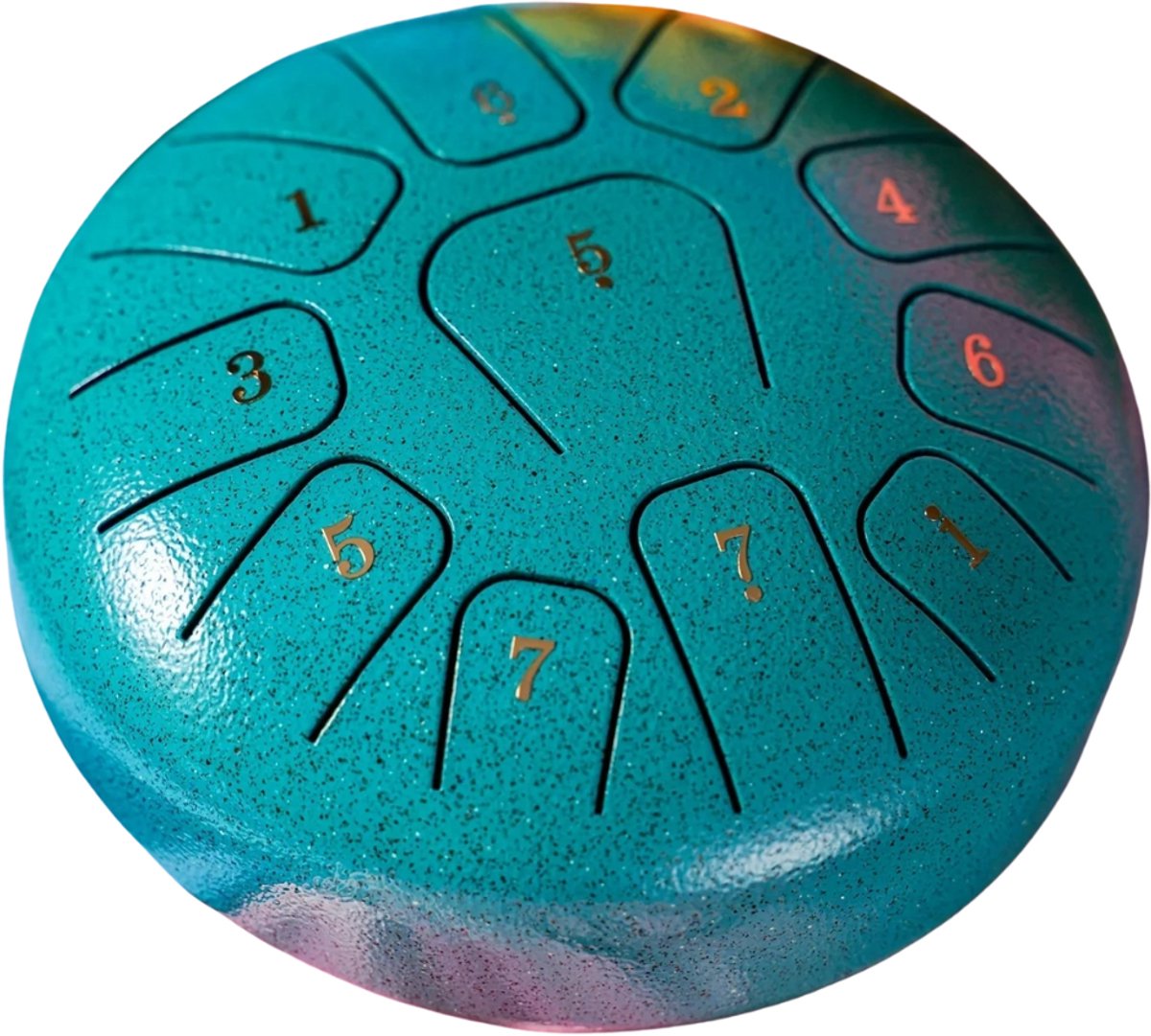 Bovista Handpan - Tongue Drum - Steel - Regen - Klankschaal - Silver