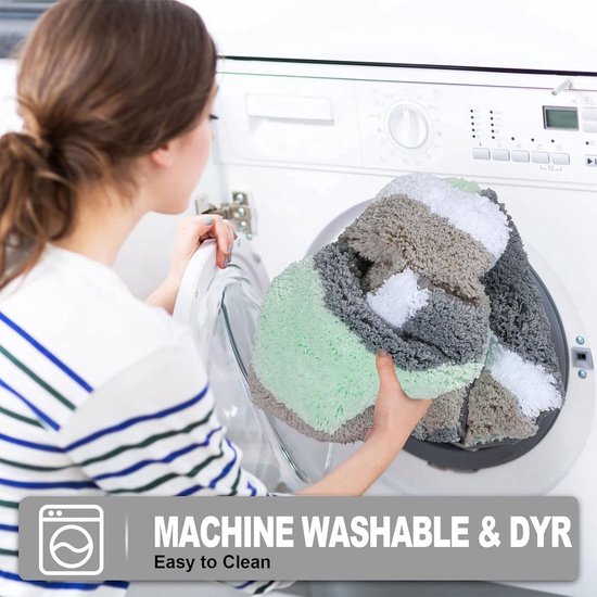 Enyhom Badmatsets 3-delige antislip wasbare badkamermat en wc-plintmat zacht absorberend badkamertapijt vloermat tapijt tapijt Enyhom Badmatsets 3-delige antislip wasbare badkamermat en wc-plintmat zacht absorberend badkamertapijt vloermat tapijt tapijt