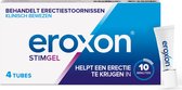 Eroxon Stimgel - Helpt een erectie te krijgen in 10 minuten - Behandeling van impotentie - Stimuleert doorbloeding penis - Makkelijk en veilig in gebruik - Klinisch bewezen - Compatibel met latex condooms - 4 tubes