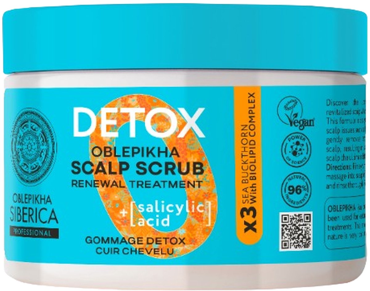 Natura Siberica Oblepikha Detox Scalp Scrub 300 ml
