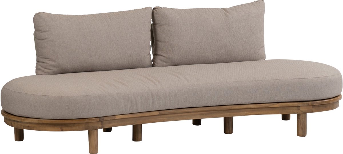 Loungebank Cancun | 2-zitsbank | Acacia Teaklook & Sand