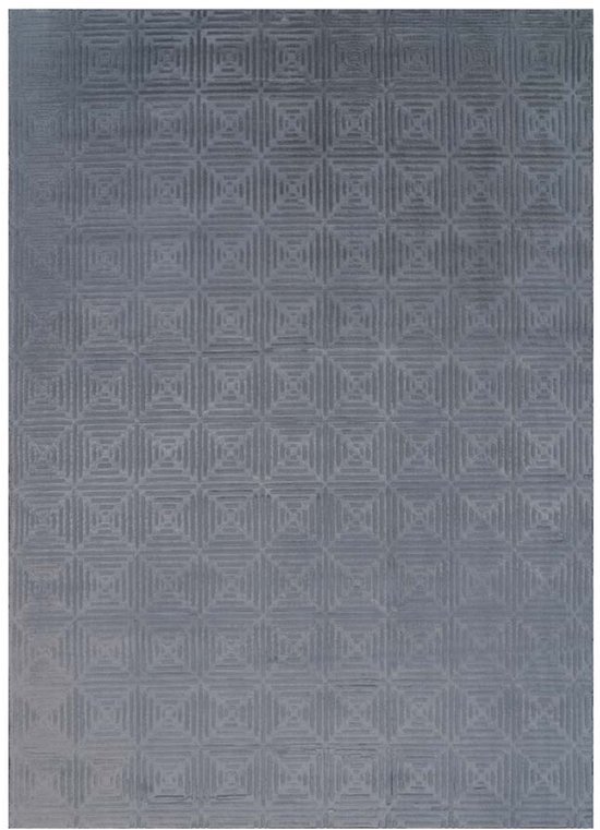 Tapis moelleux - Emily diamant anthracite 60x110 cm