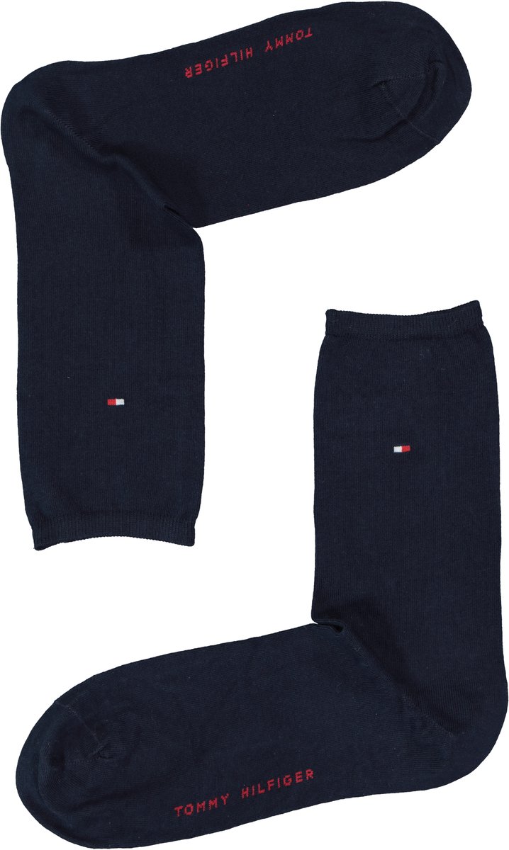 Tommy Hilfiger damessokken Casual (2 - pack) - uni katoen - Tommy rood en blauw — afbeelding 6