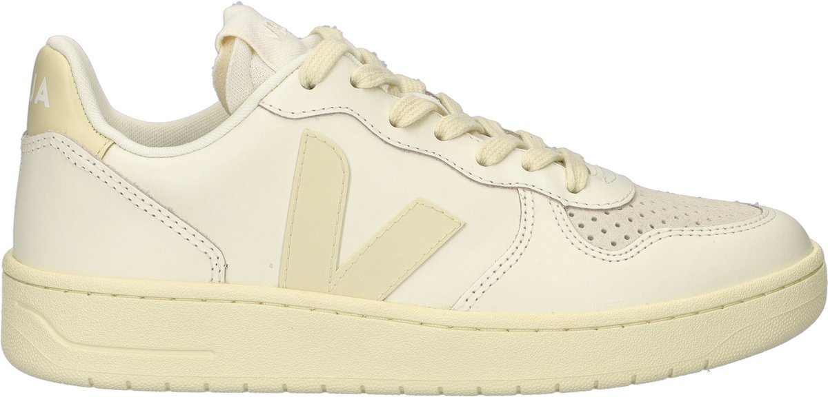 Veja V-10 dames sneaker - Beige wit - Maat 37