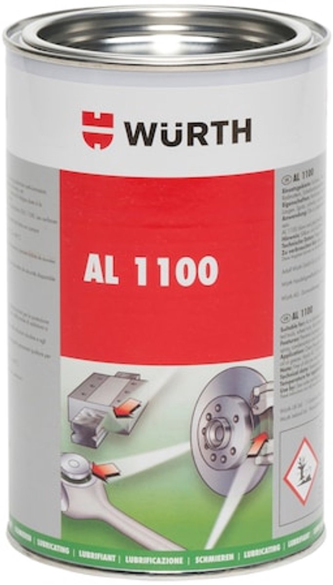Wurth - Aluminiumpasta al 1100 - aluminiumpasta al 1100 inhoud