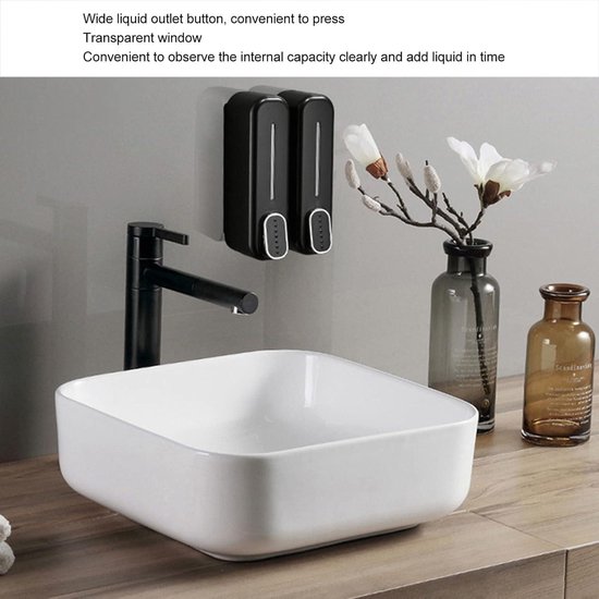 Handmatige zeepdispenser Wandmontage Handpers Zeepdispenser voor Afwasmiddel Vloeibare Lotion Douche kopen vanaf een prijs van 16