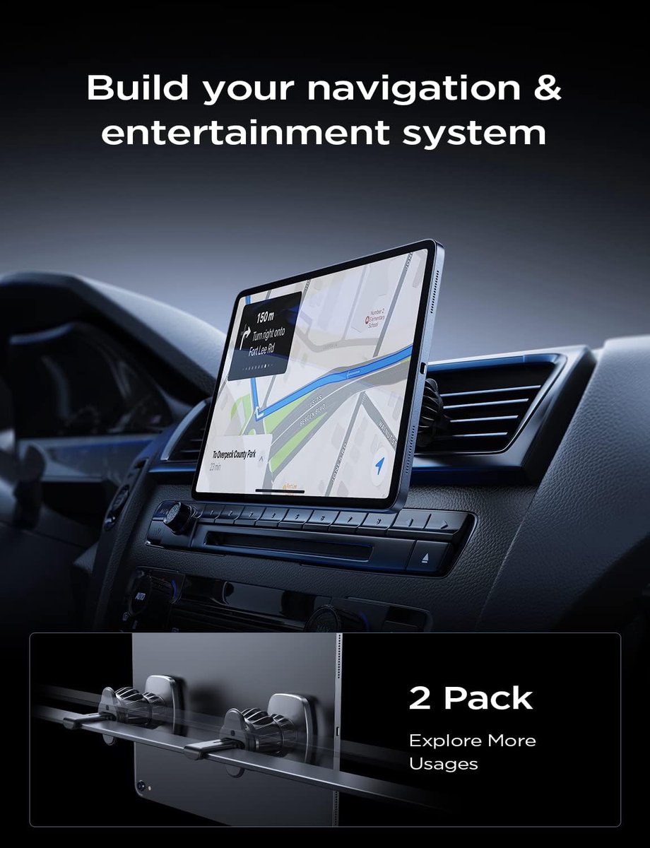 Magnetische Telefoonhouder Auto Ventilatie - Sterke Magneet - Offroad & Drempel Proof - Haakclip Beschermt Ventilatierooster - Mobiel Houder - Autohouder - Auto Accessoires - 2 Stuks – foto 5