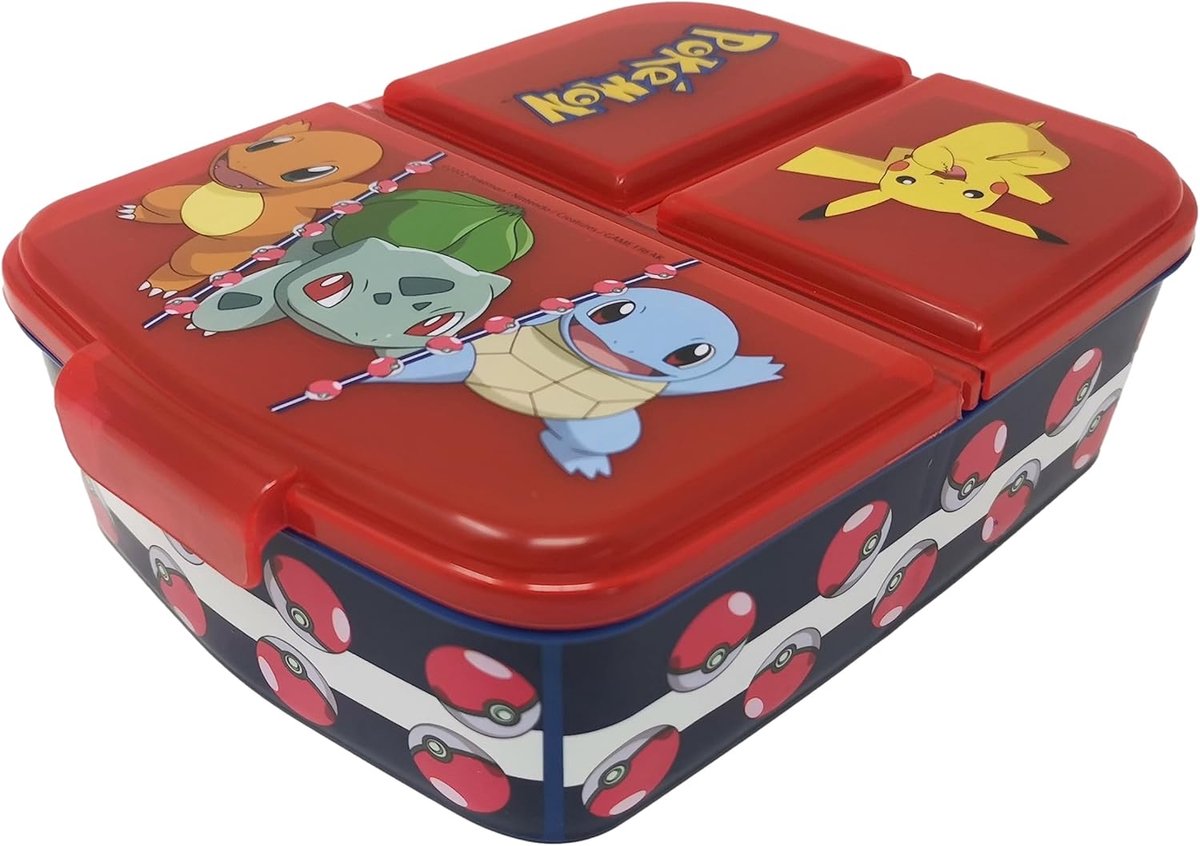 Kinderen Lunchbox met Vakken - Ideaal voor School en Snacks