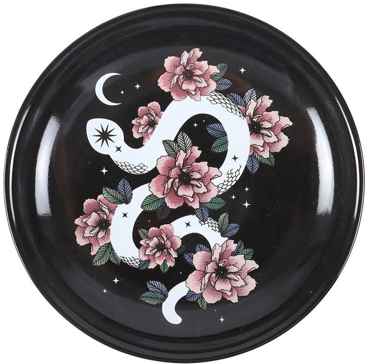 Something Different - Floral Snake Decoratie schaaltje - Zwart