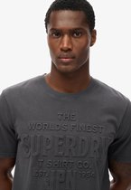 Superdry - Workwear T-shirt met relaxte pasvorm en reliëf - Heren - T-shirts