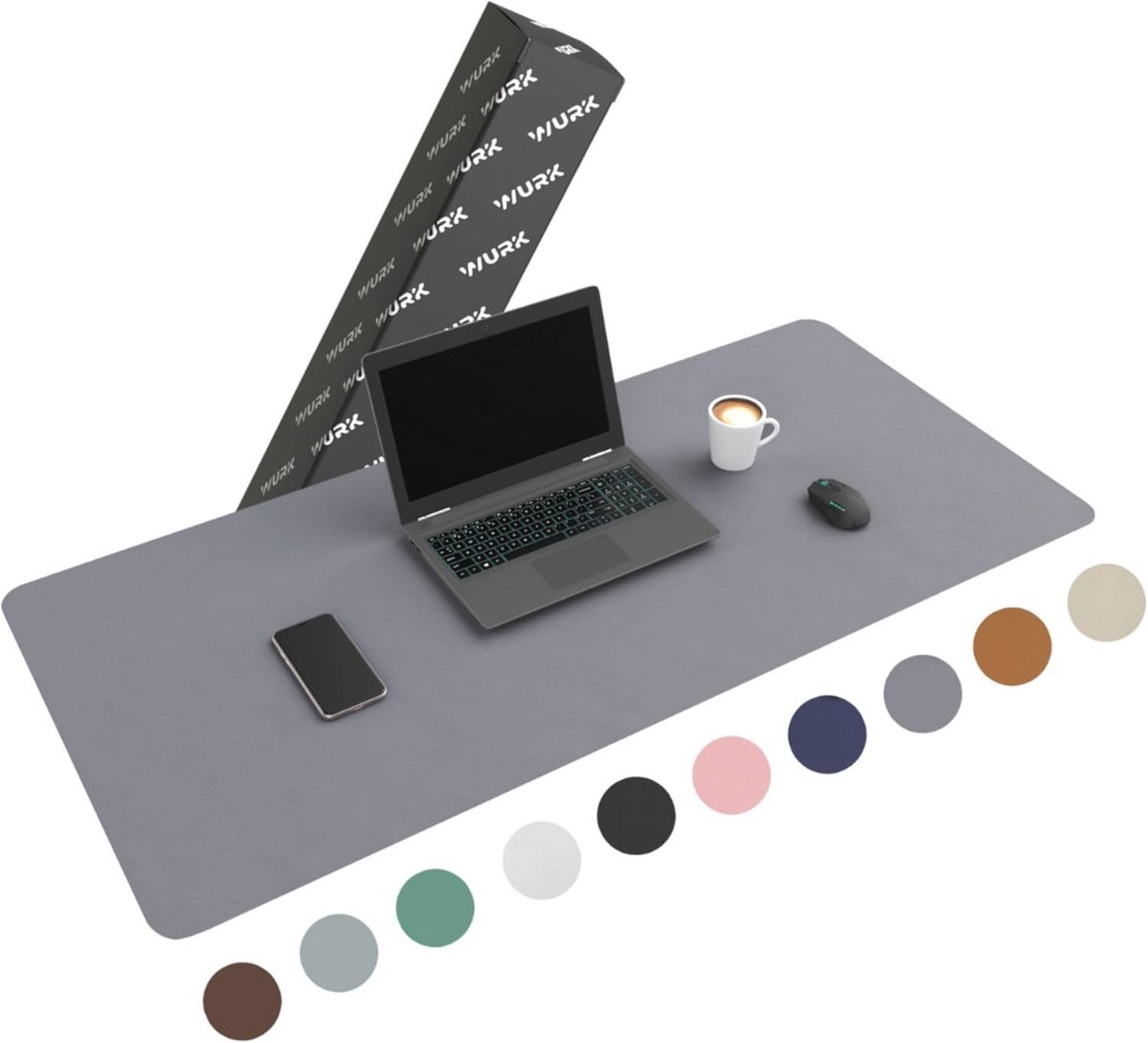 Professionele Bureau Onderlegger XXL - Multifunctionele Desk Mat 120 cm x 60 cm - Antislip Muismat voor Laptop en Toetsenbord